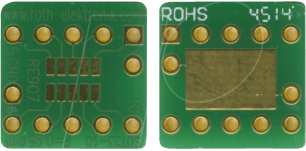 RE 907 - Adapter SOT23-10 0,95 mm Pitch RM 2,54 mm