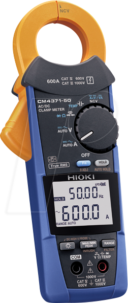 HIOKI CM4371-50 - Stromzange, digital, AC/DC, bis 600 A