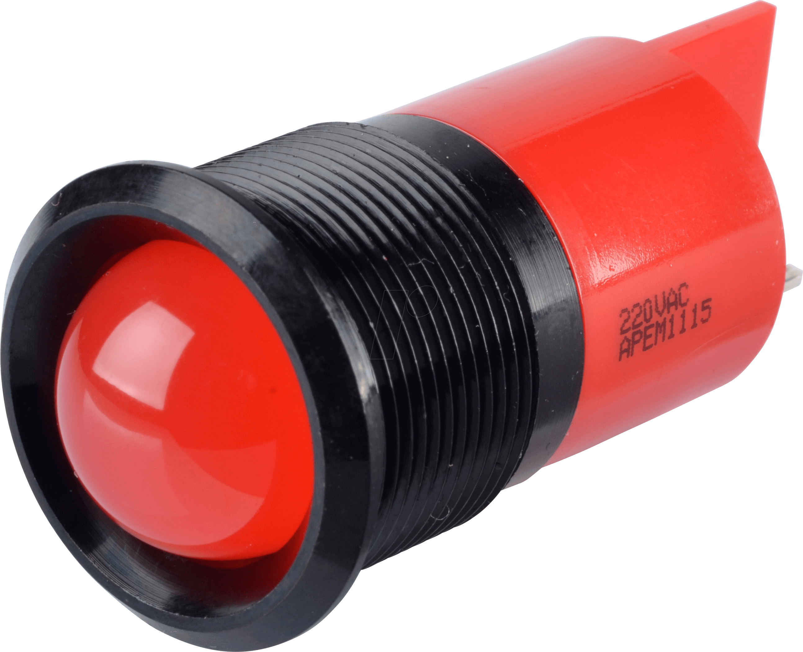 APM Q22P1B R24AE - LED-Signalleuchte, rot, 24 V, Ø 22 mm, vorstehend, FASTON