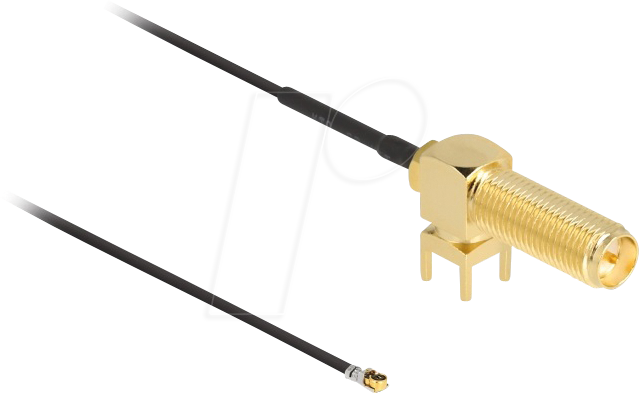 DELOCK 12033 - Antennenkabel, RP-SMA 90° PCB Buchse / MHF® 4L Stecker
