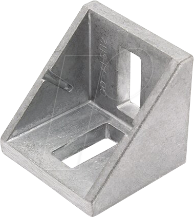 P40 W40 N8 - Stahlwinkel 40x40 I-Typ Nut 8