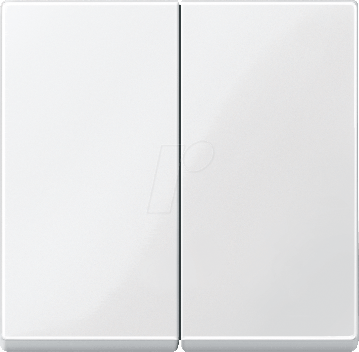 EL SM 432519 - System M, Wippe, Serienschalter, polarweiß, glänzend