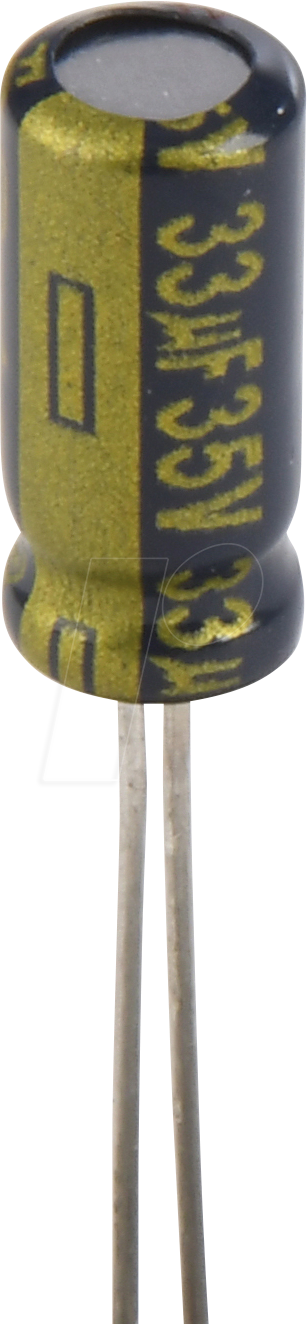 FC-A 33U 35 - Elko radial, 33µF, 35V, 105°C, low ESR, AEC-Q200