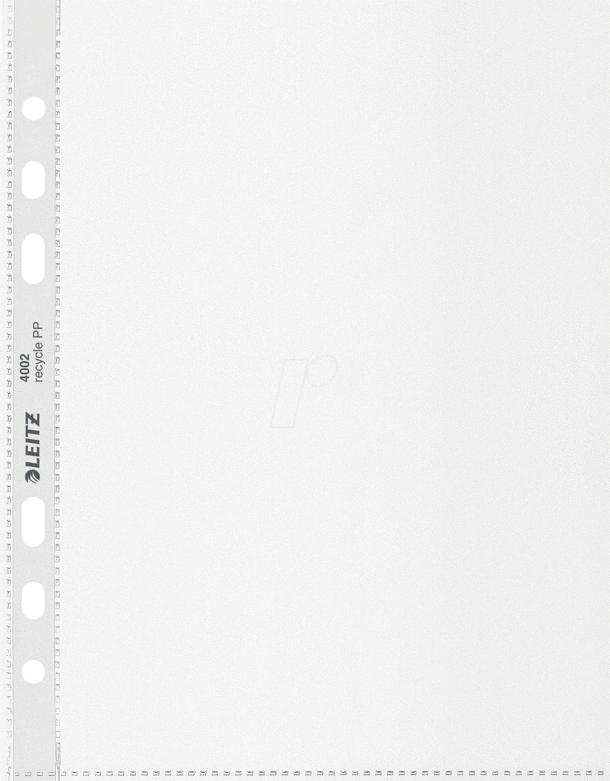 LEITZ 40020003 - Prospekthüllen, A5, 6-fach-Lochung, Recycle, 25 Stück