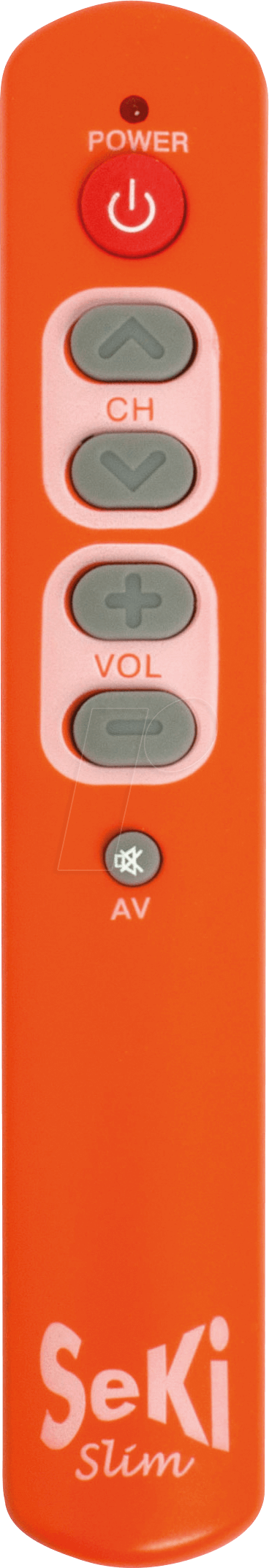 SEKI SLIM OR - lernfähige Universalfernbedienung, orange