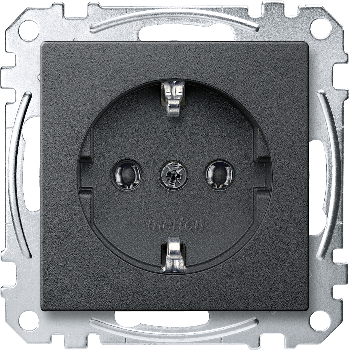 EL SM 23010414 - System M, Steckdose, CEE 7/3 - Typ F, anthrazit