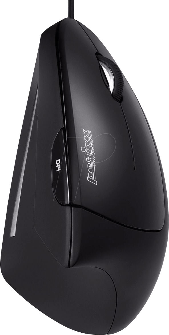 PERIMICE 513 - Maus (Mouse), USB, ergonomisch, schwarz