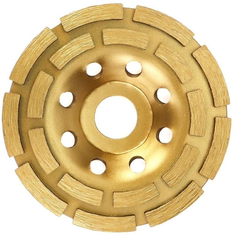 Diamantschleifscheibe Betonschleifdiamant 115 mm x 22,2 mm für Beton, Gips, Granit, Harz, Fliesenkleber, Naturstein usw.