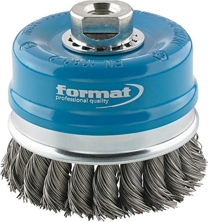 Topfbürste Stahldraht gezopft M14 80x0,35mm - Format