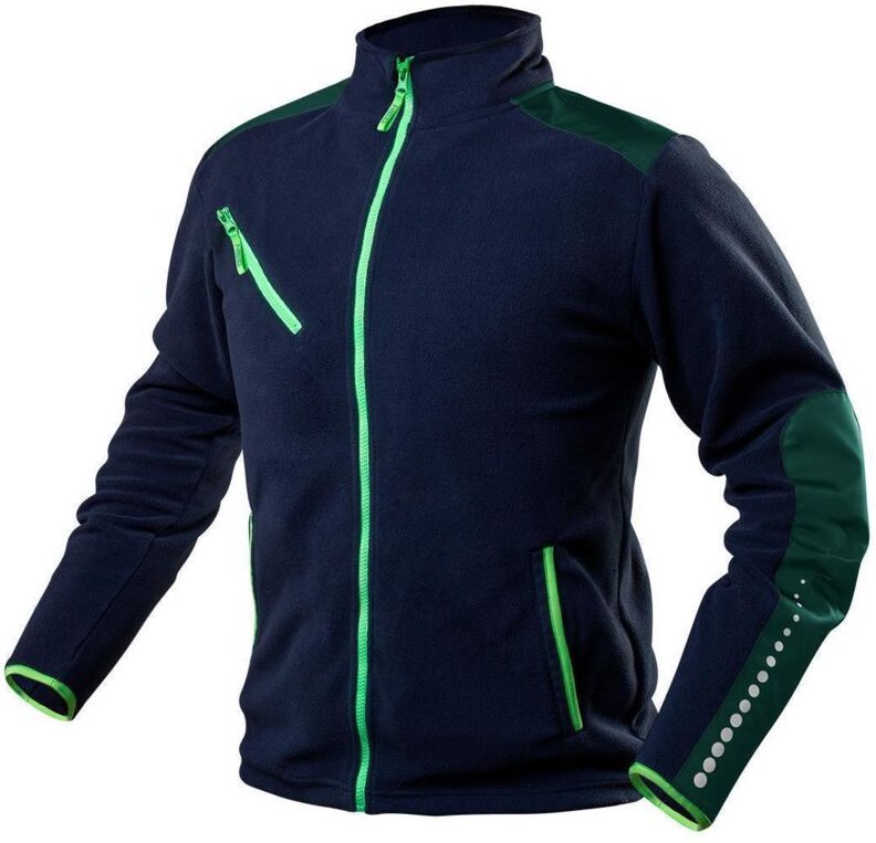 Premium Fleecejacke mit reflektierenden Elemente, Cordura Verstärkung S