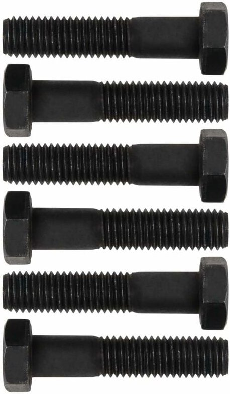 KS Tools Schrauben-Satz M12 x 1,75 mm, SW 19, L=55 mm, 6-tlg.