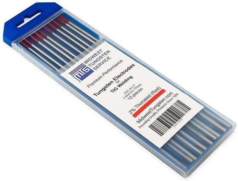 Shining House - Schweißen von Wolfram Thorium Schweißen und Schneiden Argon-Lichtbogenschweißen WT20 roter Kopf Thorium ...