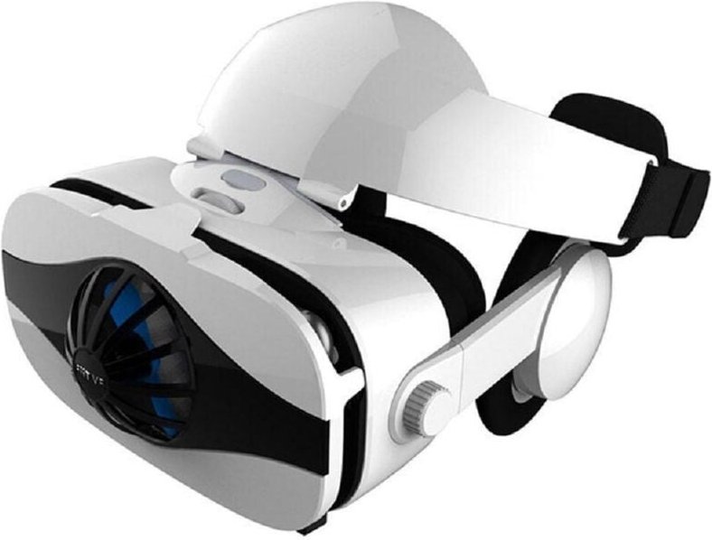 Trade Shop Traesio - Trade Shop - fiit vr box 5F mini virtual reality 3D-BRILLE mit kopfhörern 4'-6,3' smartphone -