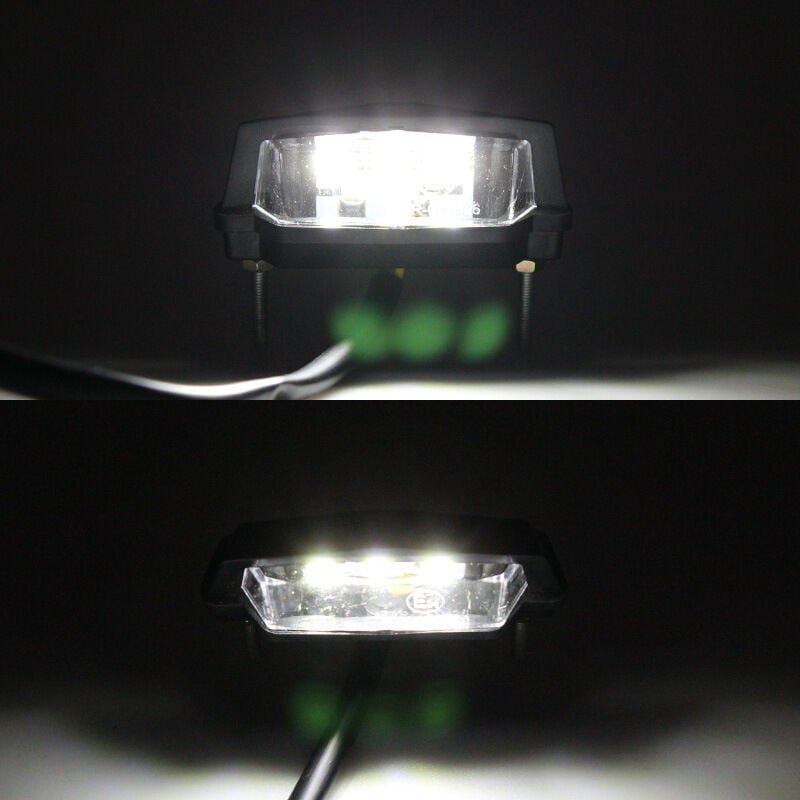 Thumbnail - BR-Vie 1-teiliges Motorrad-Kennzeichenlicht, 12 V Universal-Motorrad-LED-Rücklicht Rückleuchte Kennzeichenlicht, weißes ...