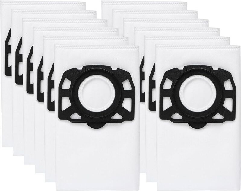 - 12 KFI 357 Staubsaugerbeutel für Kärcher KWD1, KWD2, KWD3, WD2 Plus, WD3, SE 4001, SE 4002, SE 4, SE 4 Plus Staubsauge...