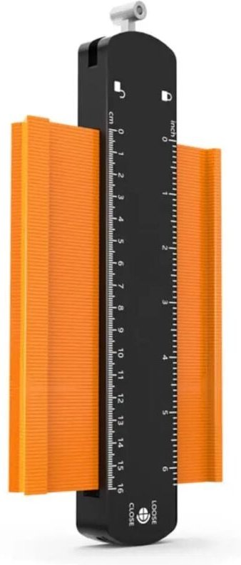 ZVD - Inch Expanded Contour Gauge Duplicator Profile Tool with Locking Alloy Edge