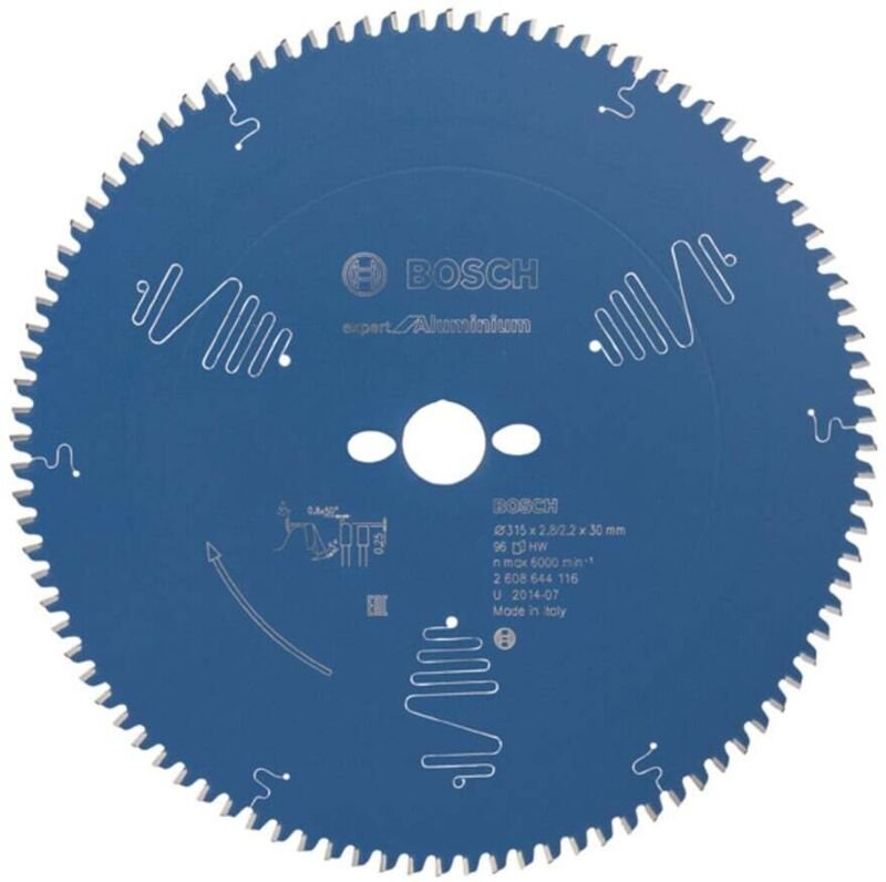 Kreissägeblatt Expert for Aluminium, 315 x 30 x 2,8 mm, 96 - Bosch