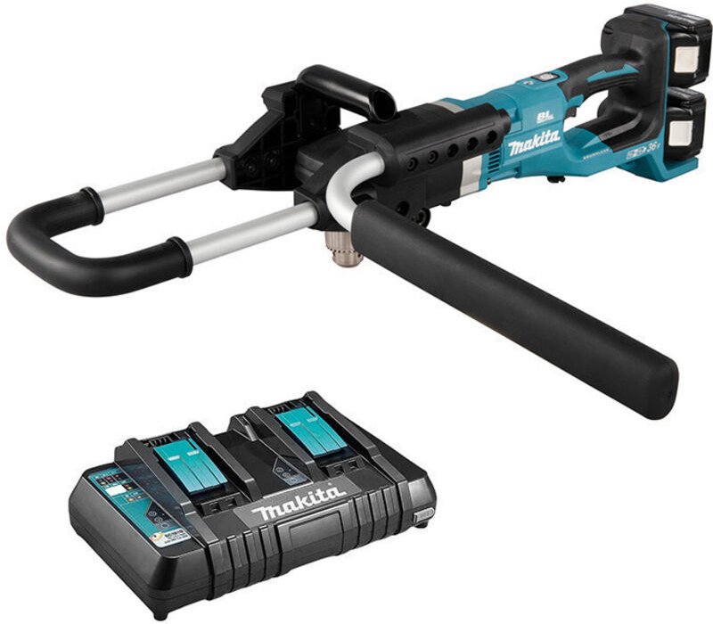 36V lxt (2x5.0 Ah) Akku-Bohrschnecke mit Doppelladegerät Makita DDG460T2X7