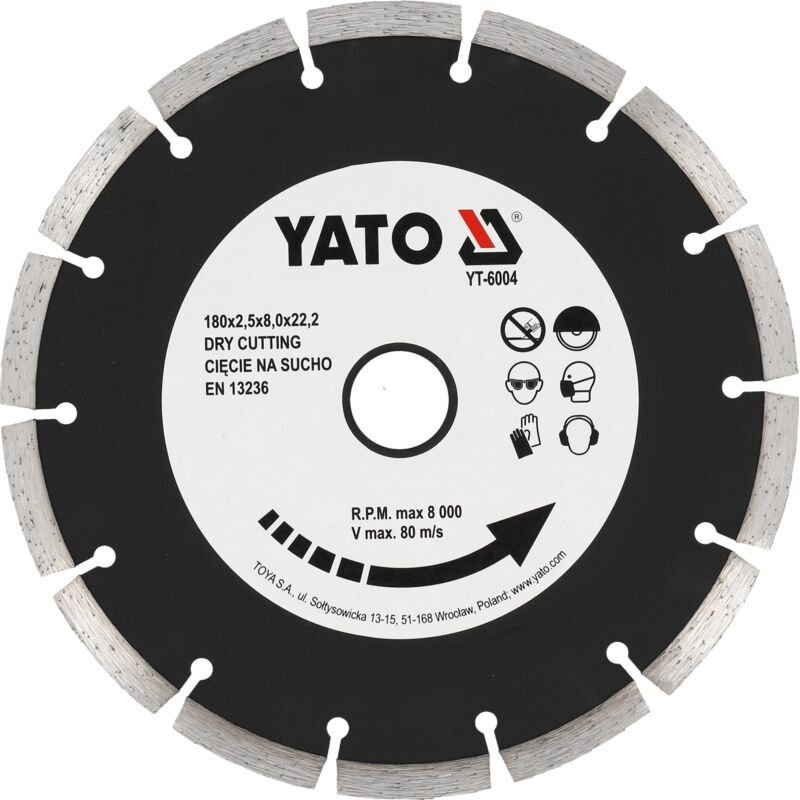 Diamanttrennscheibe "Segment" 180x22,2mm