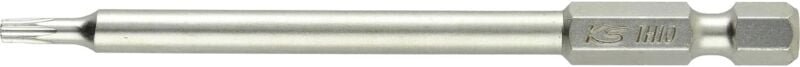 1/4' Torx-Bit T10, 89mm lang, m.Bohrung