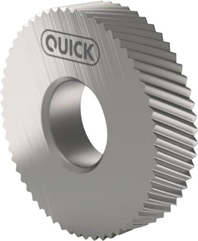 QUICK Rändelrad PM BR 30Grad 21,5x5x8 H7 P1,2