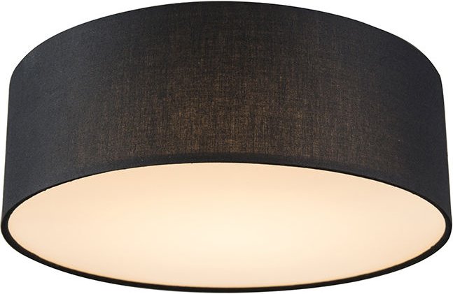 Deckenleuchte schwarz 30 cm inkl. led - Drum led