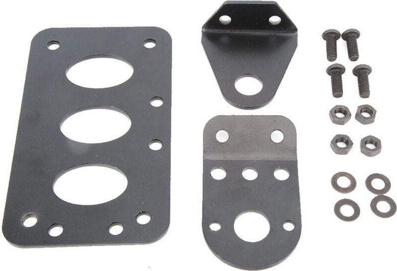 Thumbnail - Jeffergarden - Universal Motorrad Retro Side Mount Rücklicht Halter Kennzeichen Rahmen Halterung b