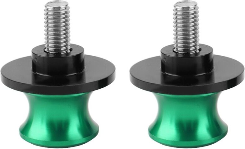 Fabater CNC-gefräste Aluminium-Schwingarm-Spulengleiter für Motorrad-Hinterradständer, 2 robuste Spulen für zuverlässige...