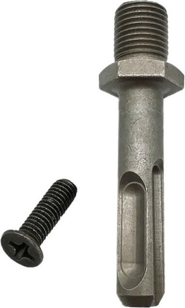 Trade-shop - sds Plus Bohrfutter Adapter 65mm Länge mit 1/2 Zoll (12,7mm) x 20 unf Gewinde inkl. M6 Schraube für Bohrmas...