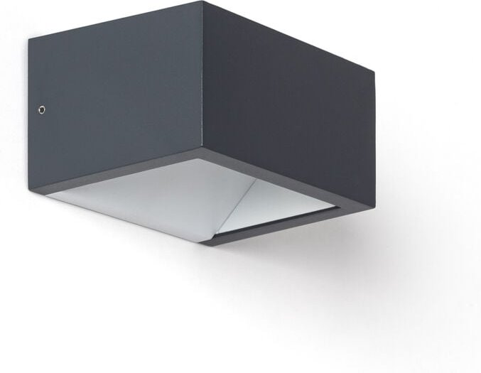 LED-Wandleuchte Aussen 9W Aluminium Doppelseitige Beleuchtung CCT Wählbar Sheffield Anthrazit