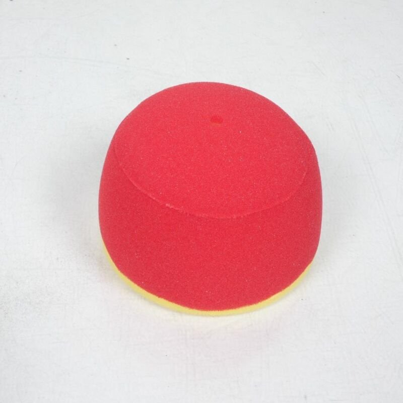 3as racing rot-gelber luftfilterschaum für motorrad kawasaki 65