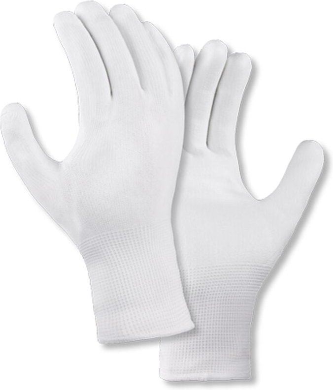 TeXXor® Polyester-Strickhandschuhe polyurethan beschichtet weiß/weiß Gr. 10