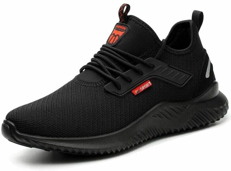 Sicherheitsschuhe Herren Damen Leichte Sicherheits-Sneaker Arbeitsschuhe Stahlkappe Rutschfeste Bauschuhe Größe 44 Eu