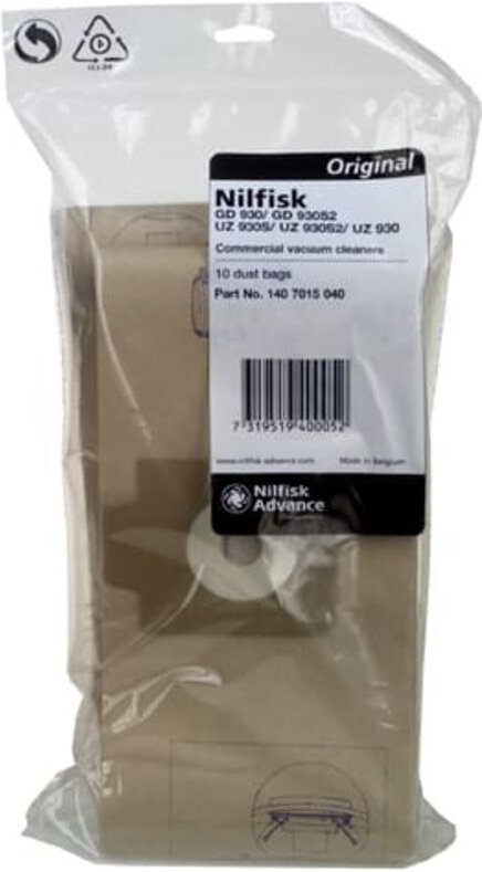 Ersatzteil - 10er Pack Staubsaugerbeutel - Nilfisk