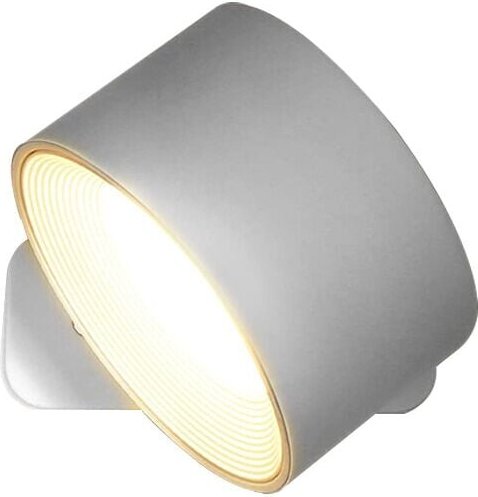 LED-Lampe, mit USB-Ladeunterstützung, 2000 mAh, 3 Beleuchtungsmodi, Weiß