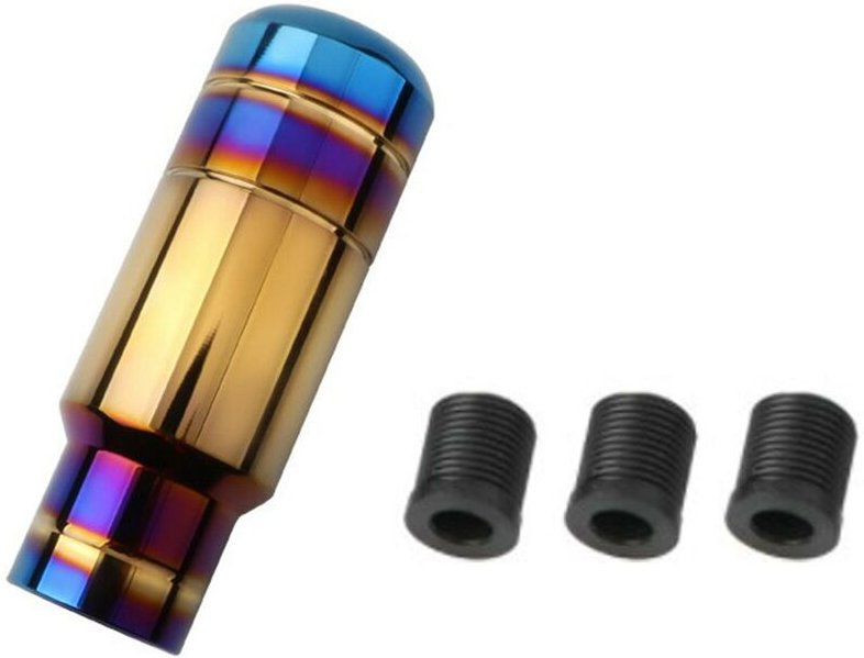 Woosien - 9 cm Auto-Schaltknauf, Schalthebel-Kopfknopf, universal, gebacken, Blau, Schaltgetriebe, Tuning-Schalthebel