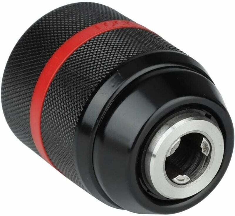 Portabrocas de 1/2-20UNF, portabrocas manual sin llave de cambio rápido de 2-13 mm, portabrocas autoajustable para múlti...