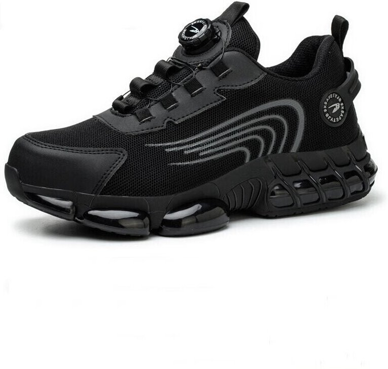 Ugreat - Arbeitssicherheitsschuhe – Design mit drehbaren Knöpfen, Anti-Smash- und Anti-Pannen-Konstruktion, leichte, atm...