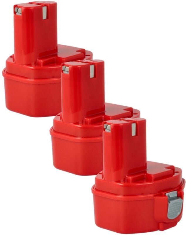 3x Akku kompatibel mit Makita 6336DWB, 6336DWDE, 6336DWBE, 6337DWAE, 6337D, 6337DWDE, 6337DWDESP Werkzeug (1500 mAh, NiM...