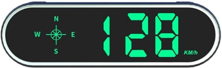 Tlily - hud GPS-Tachometer Universal-Auto--Up-Display-Geschwindigkeitsmesser mit über Geschwindigkeitsalarm für Alle Fah...