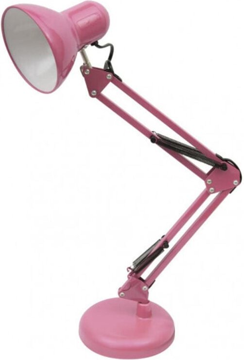 Gelenkige Rutil Schreibtischlampe 1xe27 rosa 57x39x15 cm