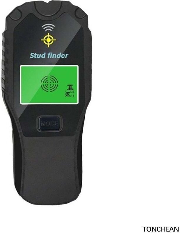 Wandmontierter Metalldetektor mit LCD-Bildschirm – Detektionstiefe 1-80 mm – Batteriebetrieben (9 V) – Für magnetische u...