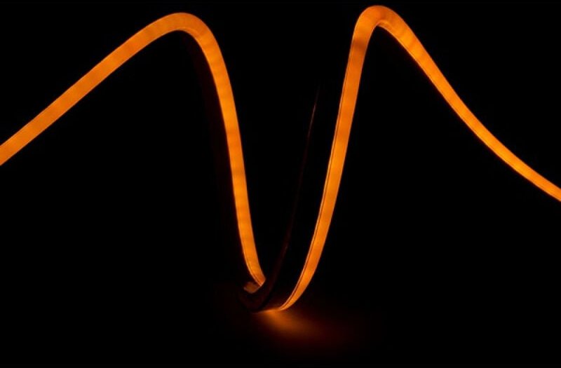 Greenice - LED-Streifenschlauch 'Neon Flex' 8W 200Lm 80LEDs/M 8W/M 24VDC IP66 x1M 40.000H [CR-NEON80-24-Y