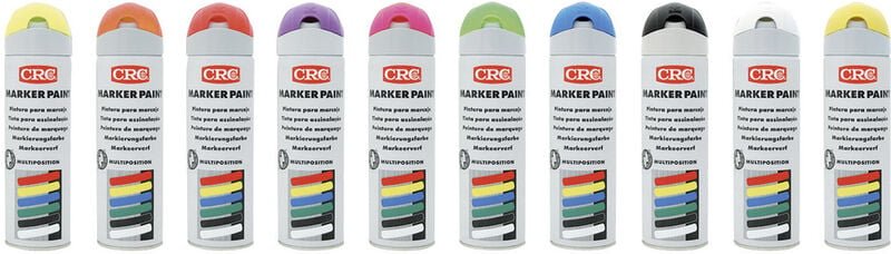 CRC 10162-AA Markierungsfarbe MARKER PAINT Weiß 500 ml
