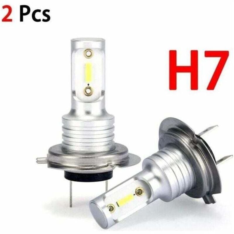 H7 LED-Scheinwerferlampen-Kit, Hi/Lo-Strahl, 8000 lm, 6000 K, superhell, Innendesign, Autozubehör