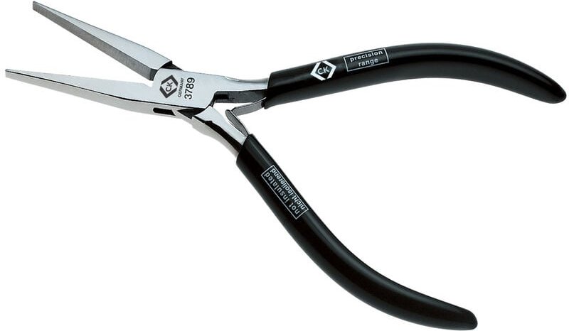 C.k Magma - c.k T3789 Elektronik- u. Feinmechanik Flachzange Gerade Carbonstahl 145 mm
