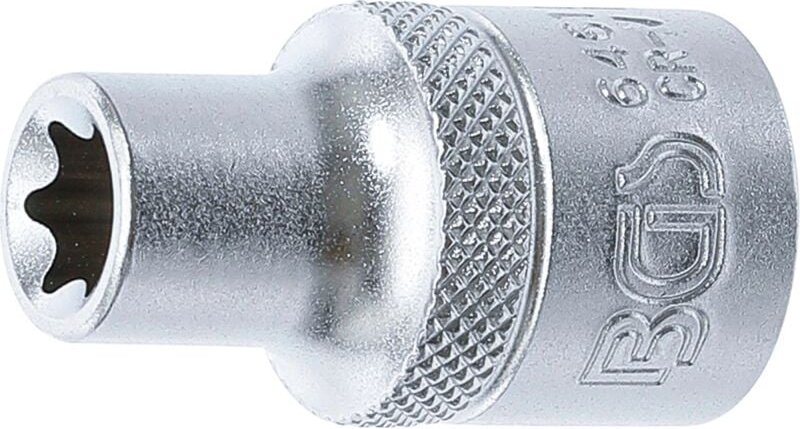 Steckschlüssel-Einsatz E-Profil Antrieb Innenvierkant 12,5 mm (1/2') sw E11
