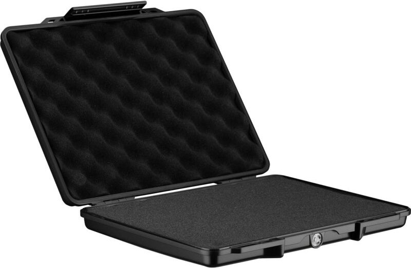 Wiltec - Universalkoffer 33,2 x 26,1 x 4,9 cm, Transportkoffer mit Tragegurt, Schutzkoffer aus abs, Koffer mit Würfelsch...