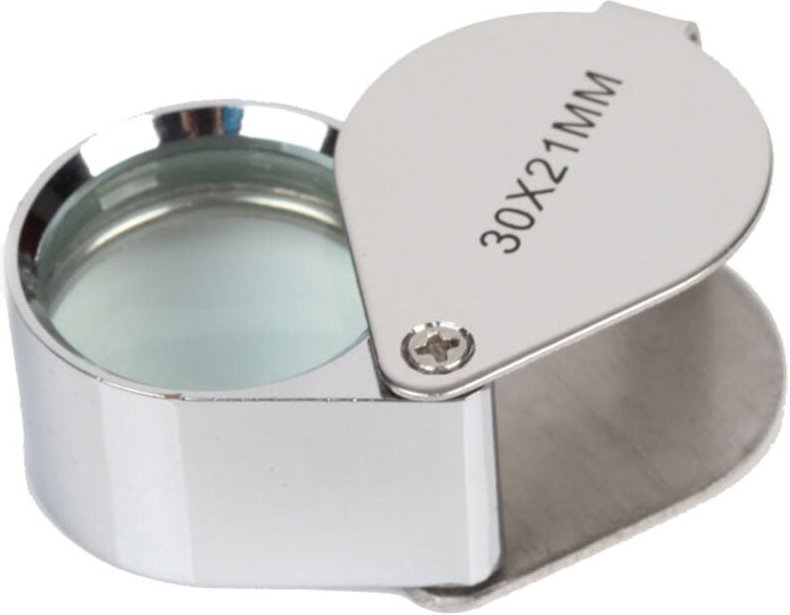 Shining House - Juwelierlupe, Juwelierlupe mit Etui, für wissenschaftliche Bücher, Lesen, Zeitungen, Insekten, Hobbys, B...