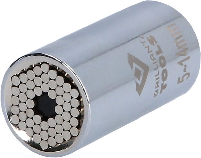Brilliant Tools - 1/4' Universal-Stecknuss, 5 - 14 mm